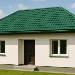 Jaką elewację wybrać do domu z zielonym dachem, aby olśniewać?