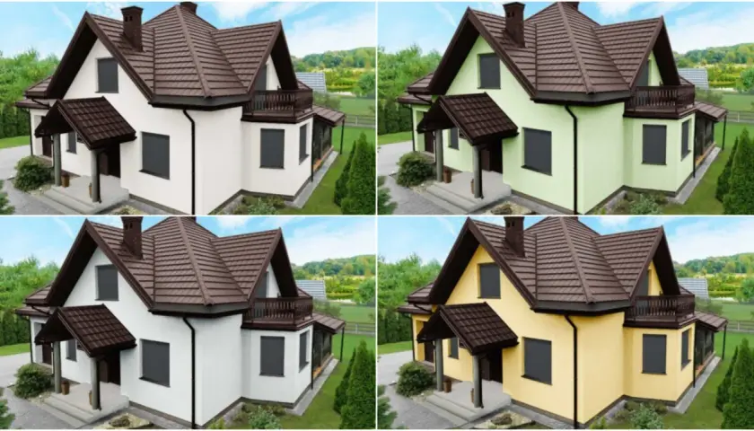 Jaka elewacja do brązowego dachu, aby uniknąć błędów w aranżacji?